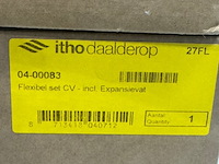 3x cv aansluit set met expansievat - afbeelding 2 van  2