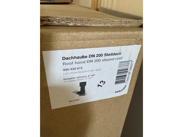 3x dakdoorvoer, 990 430 615, zwart - afbeelding 4 van  4