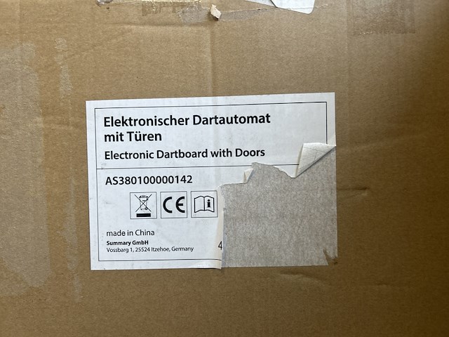 3x dartbord met deuren - afbeelding 3 van  4