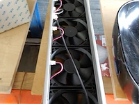3x dbe radiatorventilator, jaga, dbh, grijs/zwart, 59x10x6cm - afbeelding 3 van  5