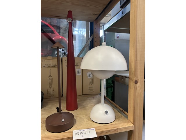 3x design tafellamp - afbeelding 1 van  4