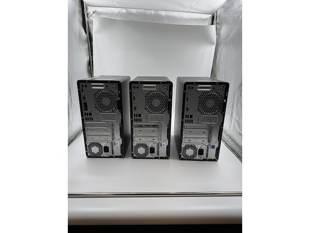 3x desktop, hp, 2x hp prodesk 400g4 mt & 1x hp prodesk 400g5 mt, zwart, 2017-2019 - afbeelding 6 van  10