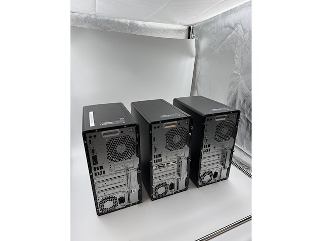 3x desktop, hp, 2x hp prodesk 400g4 mt & 1x hp prodesk 400g5 mt, zwart, 2017-2019 - afbeelding 8 van  10
