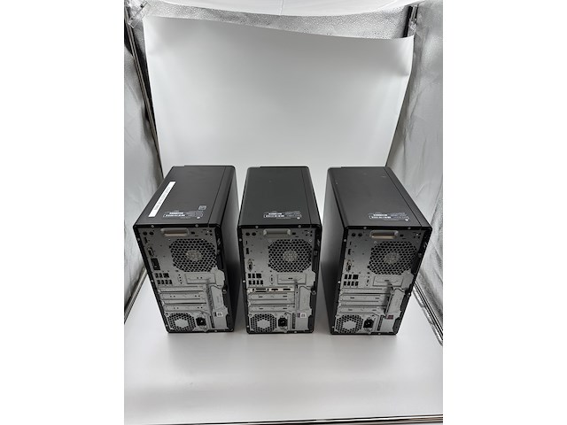 3x desktop, hp, 2x hp prodesk 400g4 mt & 1x hp prodesk 400g5 mt, zwart, 2017-2019 - afbeelding 9 van  10