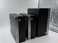 3x desktop, hp, 2x prodesk 400 g5 sff & 1x prodesk 400 g6 mt, zwart, 2018-2020 - afbeelding 4 van  9