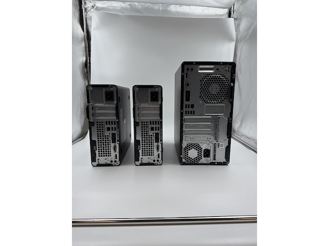 3x desktop, hp, 2x prodesk 400 g5 sff & 1x prodesk 400 g6 mt, zwart, 2018-2020 - afbeelding 5 van  9