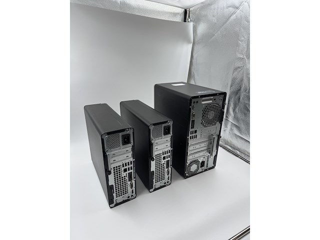 3x desktop, hp, 2x prodesk 400 g5 sff & 1x prodesk 400 g6 mt, zwart, 2018-2020 - afbeelding 6 van  9