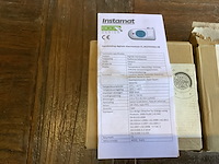 3x digitale thermostaat voor badkamerradiatoren, instamat, eco design, wit - afbeelding 2 van  2