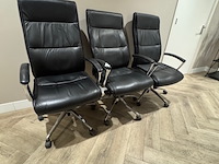 3x directiefauteuil, zwart - afbeelding 2 van  6