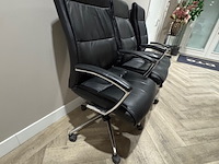 3x directiefauteuil, zwart - afbeelding 3 van  6