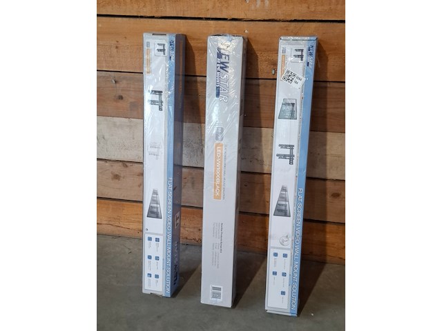 3x display beugel, newstar, vw1000 black, zwart - afbeelding 1 van  3