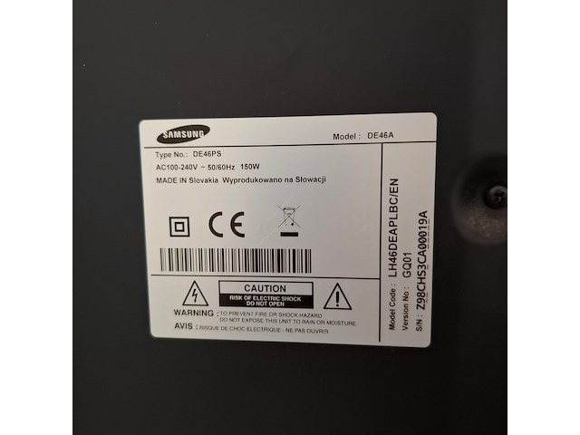 3x diverse beeldschermen, samsung, o.a. de4ps, ue32es6710 - afbeelding 2 van  12