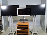 3x diverse beeldschermen, samsung, o.a. de4ps, ue32es6710