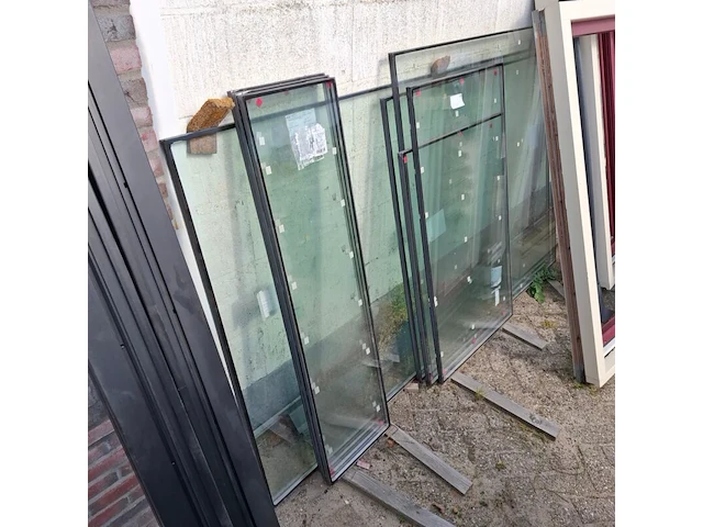 3x diverse hardhouten kozijn - afbeelding 4 van  5
