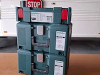 3x diverse opbergkoffer metabo