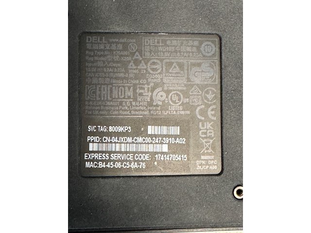 3x dockingstation dell, wd19s - afbeelding 3 van  4