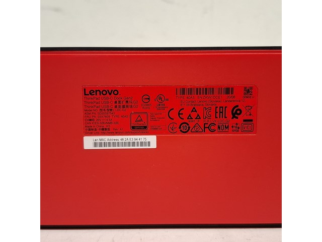 3x dockingstation lenovo, thinkpad usb-c dock gen2 | ldc-g2 | 40as - afbeelding 9 van  11