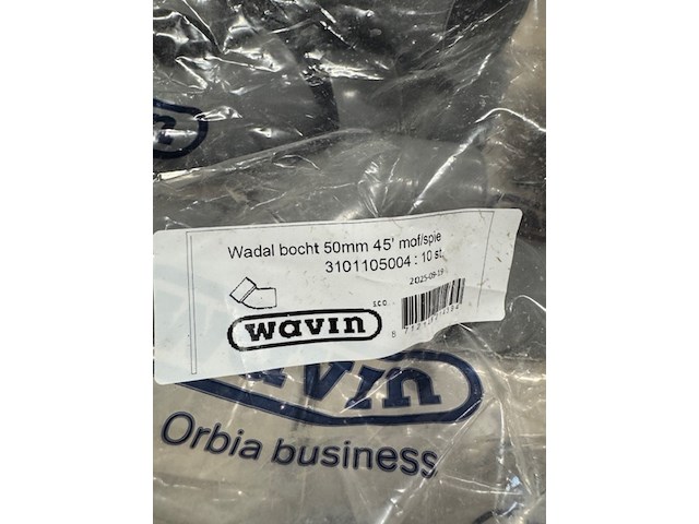 3x doos bocht regenpijp, wavin wadal, 2147483647 - afbeelding 2 van  2