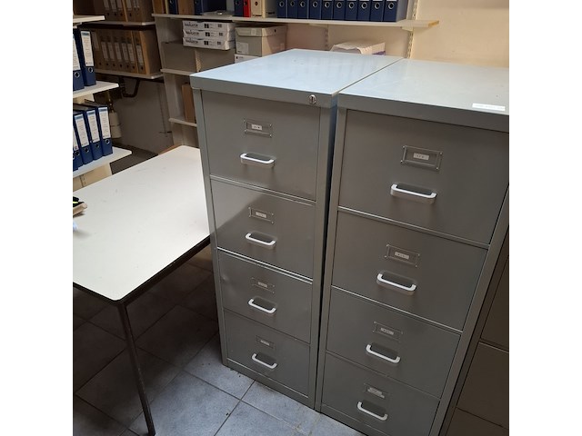 3x dossierkast met 4 laden - afbeelding 3 van  14