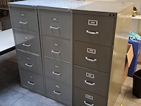 3x dossierkast met 4 laden - afbeelding 1 van  14