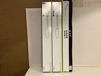 3x douche glijstang met handdouche aqua su, lepoldo, chroom - afbeelding 2 van  4