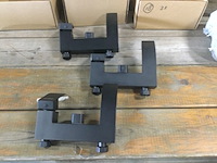 3x douche/bad kraan, zwart - afbeelding 2 van  4
