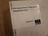 3x douchegootrooster aco, showerdrain c slot, rvs - afbeelding 3 van  12