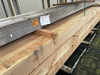 3x douglas balken fijnbezaagd, 200x200mm, lengte 1/400cm, 2/500cm - afbeelding 4 van  4