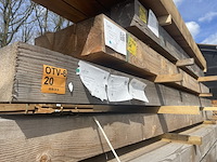 3x douglas balken fijnbezaagd, 200x200mm, lengte 1/400cm 2/500cm - afbeelding 4 van  4