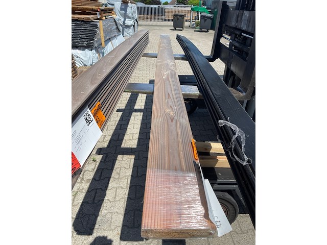 3x douglas wisselsponning, 18x190mm, lengte 400cm - afbeelding 1 van  3