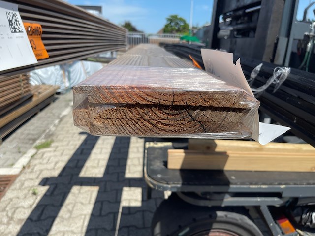 3x douglas wisselsponning, 18x190mm, lengte 400cm - afbeelding 3 van  3