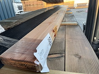 3x douglas wisselsponning/halfhoutsrabat, 18x190mm, lengte 400cm - afbeelding 1 van  3