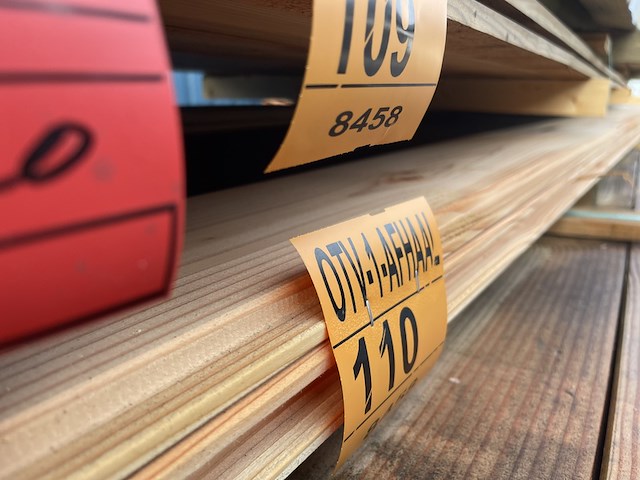 3x douglas wisselsponning/halfhoutsrabat, 18x190mm, lengte 400cm - afbeelding 3 van  3