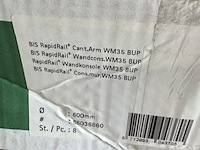 3x dozen wandconsoles, walraven, bis rapidrail - afbeelding 2 van  3