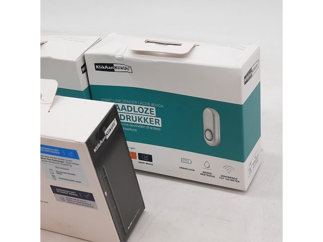 3x draadloze beldrukker, klikaanklikuit - afbeelding 7 van  7