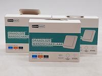 3x draadloze wandschakelaar, klikaanklikuit - afbeelding 1 van  4