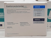 3x draadloze wandschakelaar, klikaanklikuit - afbeelding 3 van  4