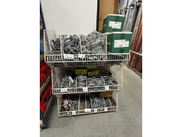 3x draadmand met beugels, grijs - afbeelding 1 van  8