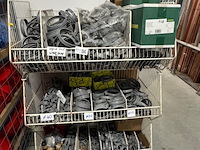 3x draadmand met beugels, grijs - afbeelding 1 van  8