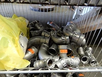3x draadmand met megapress koppelingen, viega, megapress, grijs - afbeelding 4 van  5