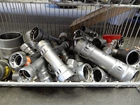 3x draadmand met megapress koppelingen, viega, megapress, grijs - afbeelding 5 van  5