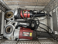 3x draadsnijmachine zonder draadsnijkoppen ridgid, model 600 - afbeelding 1 van  6