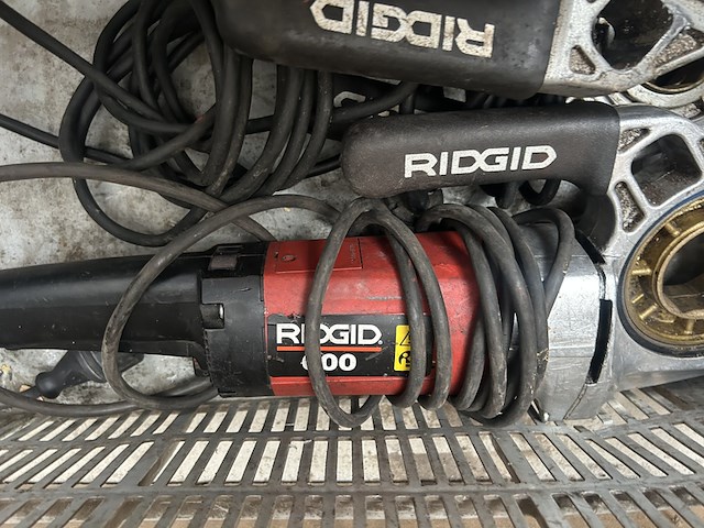3x draadsnijmachine zonder draadsnijkoppen ridgid, model 600 - afbeelding 4 van  6