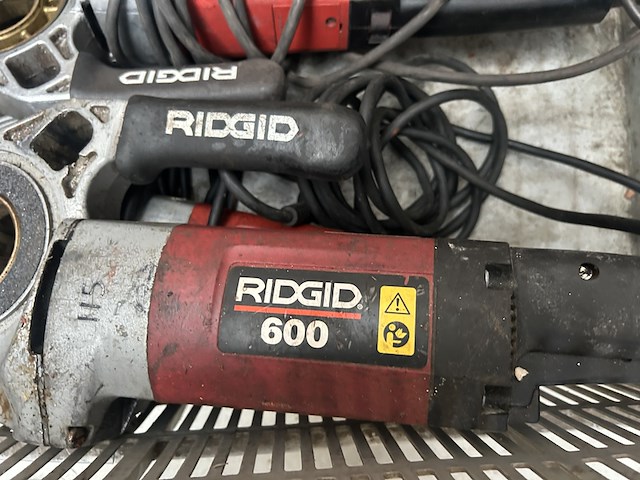 3x draadsnijmachine zonder draadsnijkoppen ridgid, model 600 - afbeelding 5 van  6