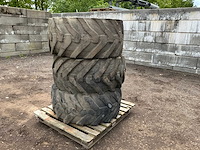 3x dunlop stabilarge 18 r19.5 band, wiel en velg - afbeelding 6 van  12