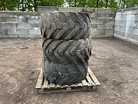 3x dunlop stabilarge 18 r19.5 band, wiel en velg - afbeelding 7 van  12