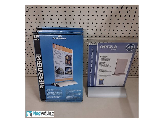 3x durable opus 2 a5 buro/balie standaard (wvp 9,95) - afbeelding 3 van  3
