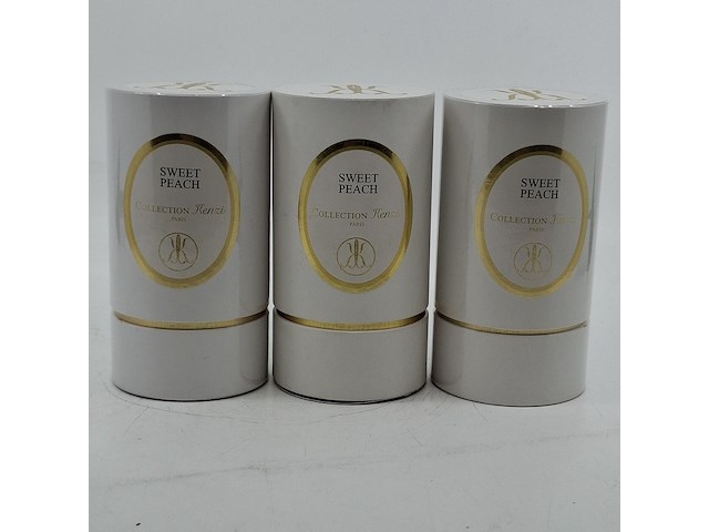 3x eau de parfum, 50 ml, collection kenzi, sweet peach - afbeelding 1 van  10