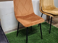 3x eetkamerstoel, velvet - afbeelding 1 van  3