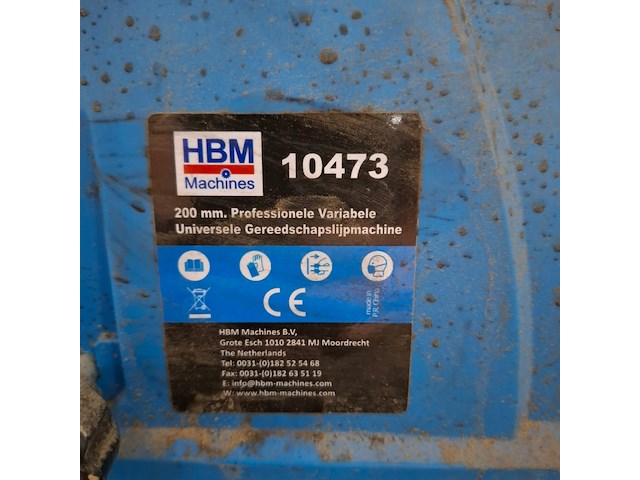 3x elektrisch gereedschap op verrijdbare werkbank hbm en gude - afbeelding 6 van  19